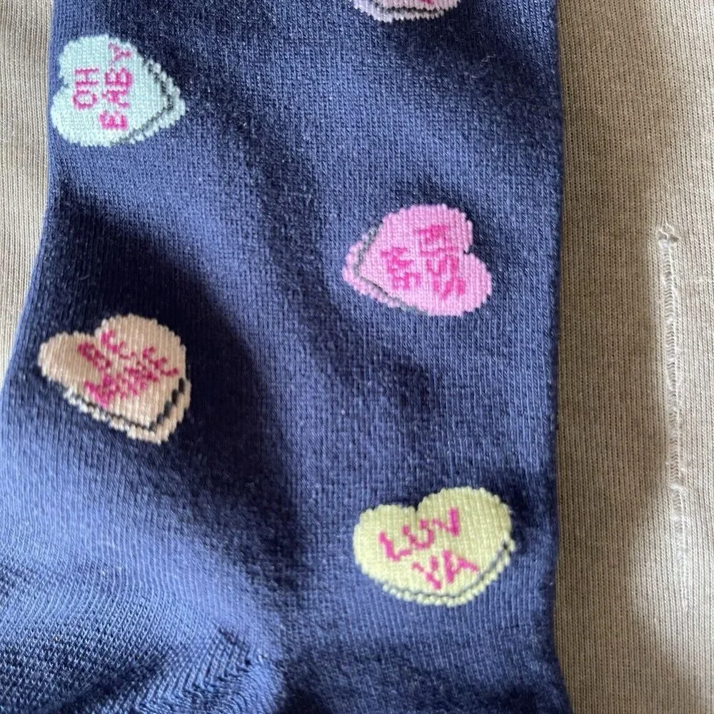 J.Crew Mens Candy Socks Blue One Size Office Casual Preppy Modern Style BL667